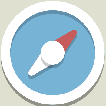 compass logo as metaphor of strategic counsel for global business and movement